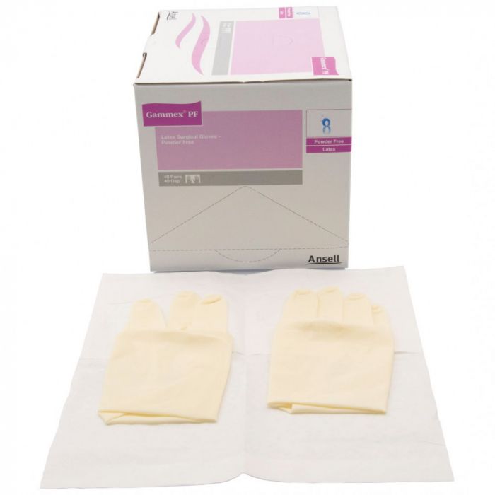 Gammex Sterile Powdered Surgical Gloves(Size 6.0), 50 Pair