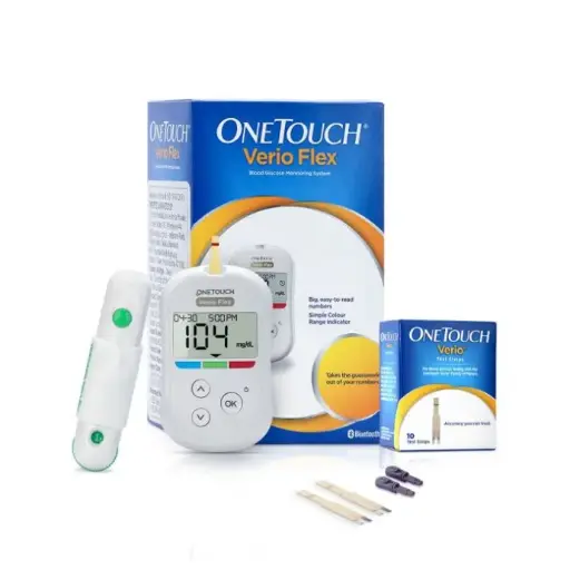 [ONETOUCH_VERIO_FLEX_KIT_METER] EC OneTouch Verio Flex Meter kit (+ 10's Offer Strips)